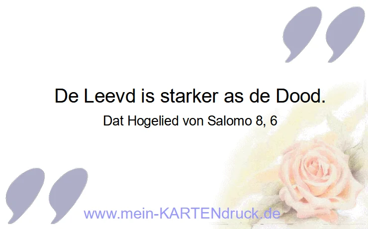 Truer Sprök vun leefde un dood.