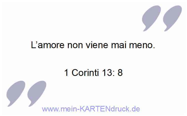 Trauer Dank - Citatizione L'amore non viene mai meno