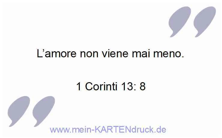 Trauer Dank - Citatizione L'amore non viene mai meno