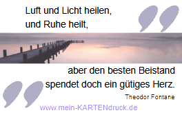 Trauerspruch Fontane Licht und Trost