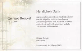  Danksagungskarte Wald im Gegenlicht Trauer